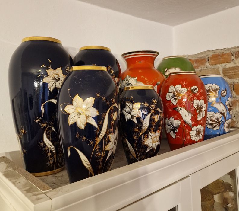 Wazony Chodzież Kwiaty PRL