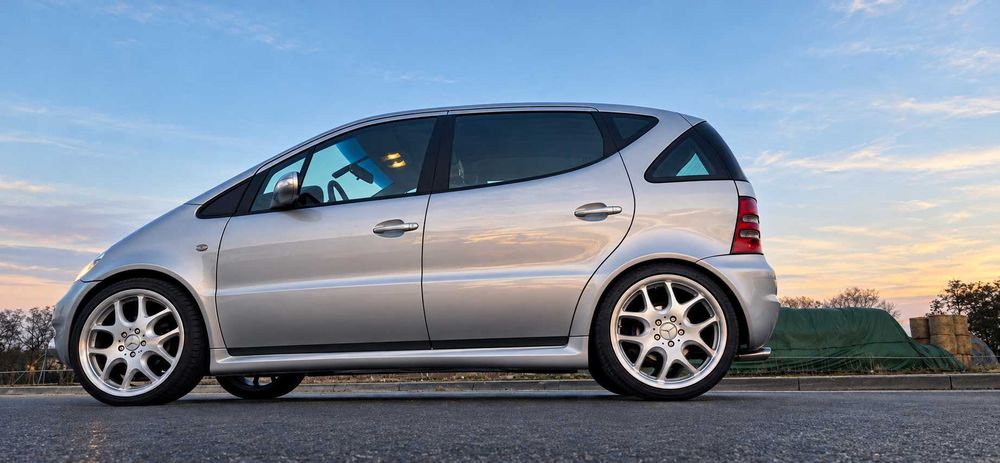 Mercedes A210  AMG-EVOLUTION-zamiana