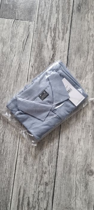081: Elegancka koszulka Polo 4F męska rozmiar S jasno niebieska