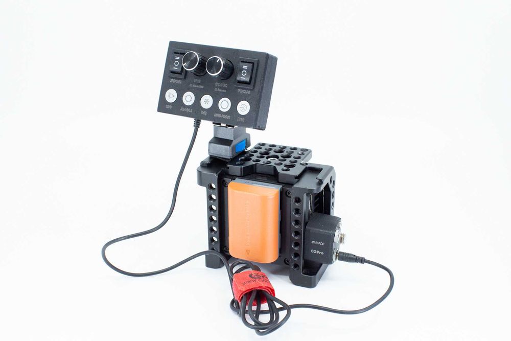 Blackmagic Micro Cinema Camera + Zacuto Z-Finder EVF + CGPRO Remote V2