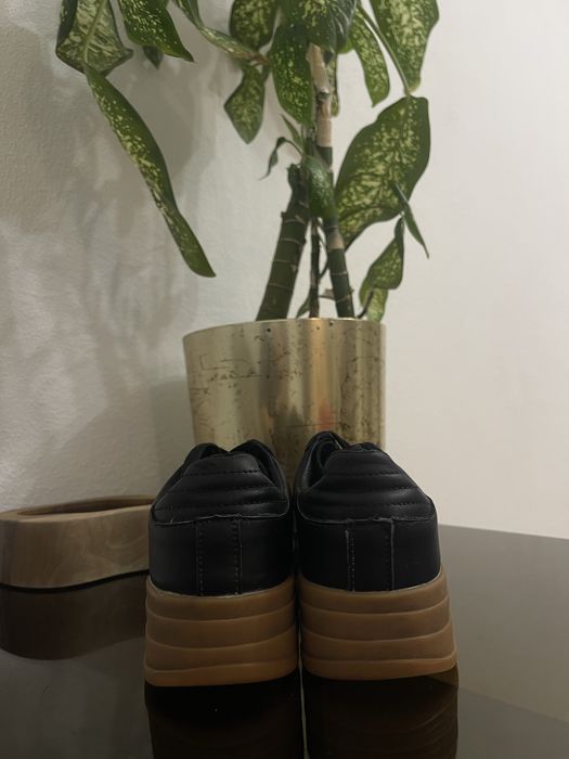 Кеди шкіряні чорні 36 37