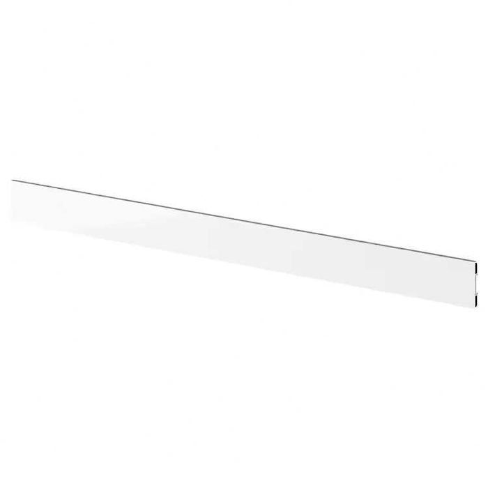 Rodapé IKEA FÖRBÄTTRA, brilho branco, 220x8 cm, novo