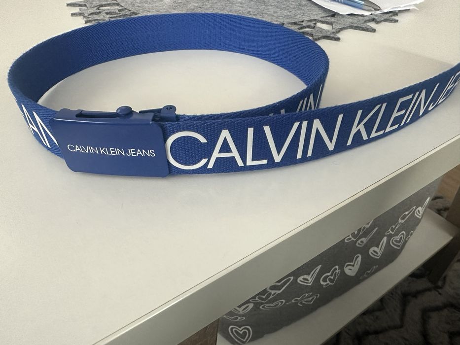 Pasek Calvin Klein parciany