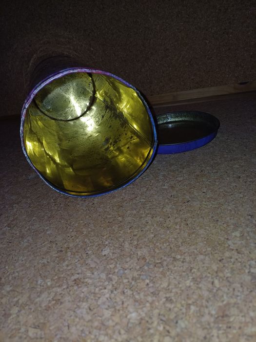 Lata de colecção. Palhaço, grande cerca de 40 cm. Caixa antiga.