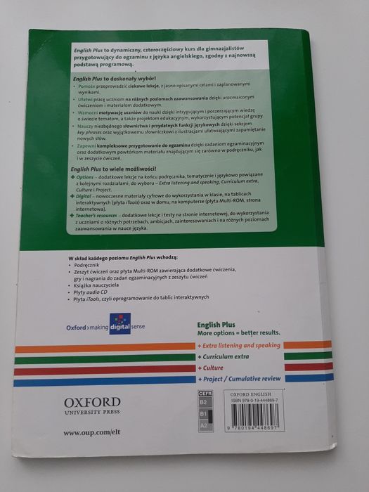 Ksiązka English plus 3