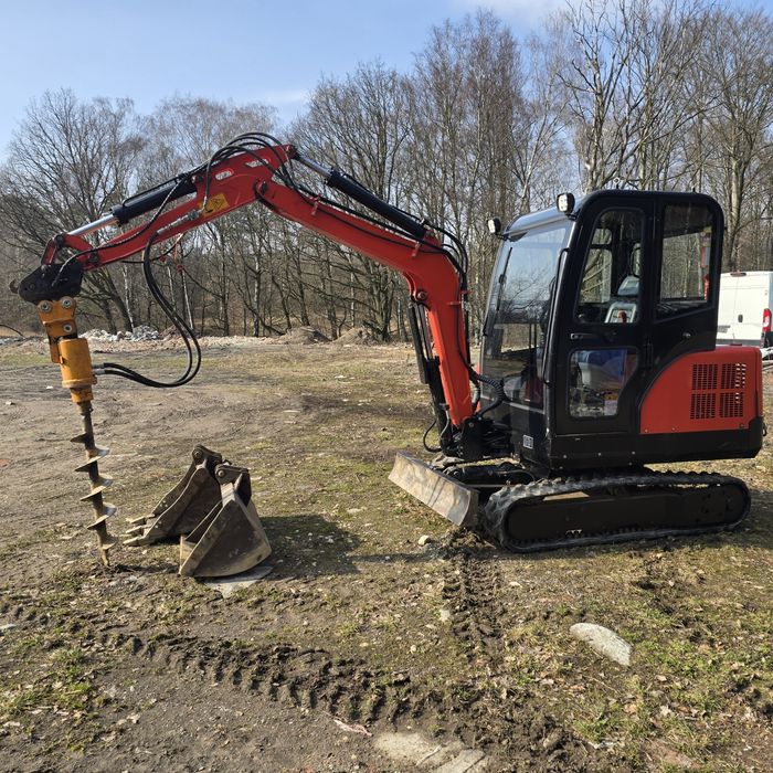 Minikoparka  HT30 /3 tony  Kubota  2024r  cena  brutto