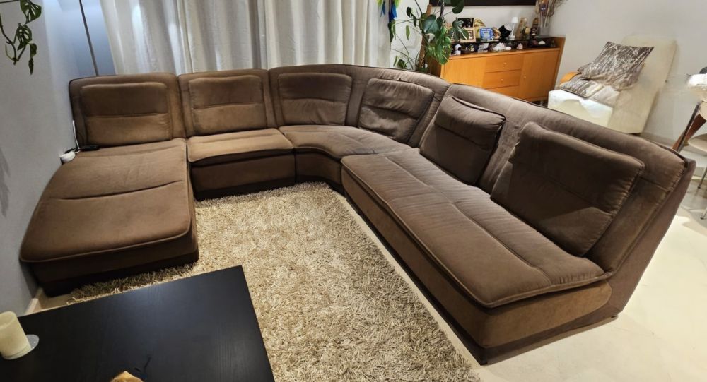 Sofá de canto com chaise longue