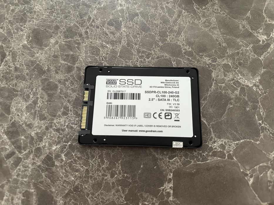 SSD Goodram CL100 240gb gen2