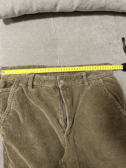 Штаны мужские  вельветоввые Zara carrot fit 42 32