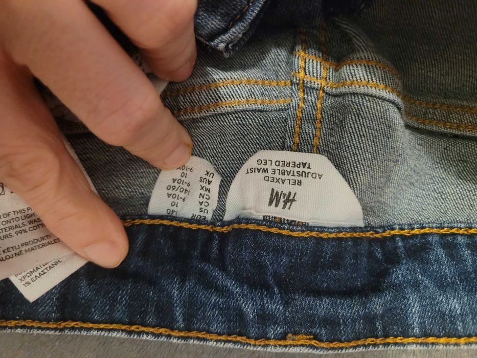Jeansy chlopiece H&M 140