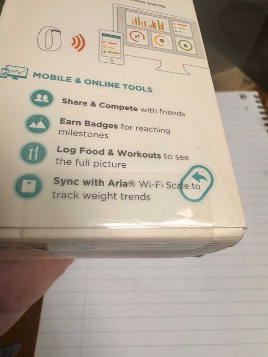 Fitbit Flex de Pulso Novo na Caixa