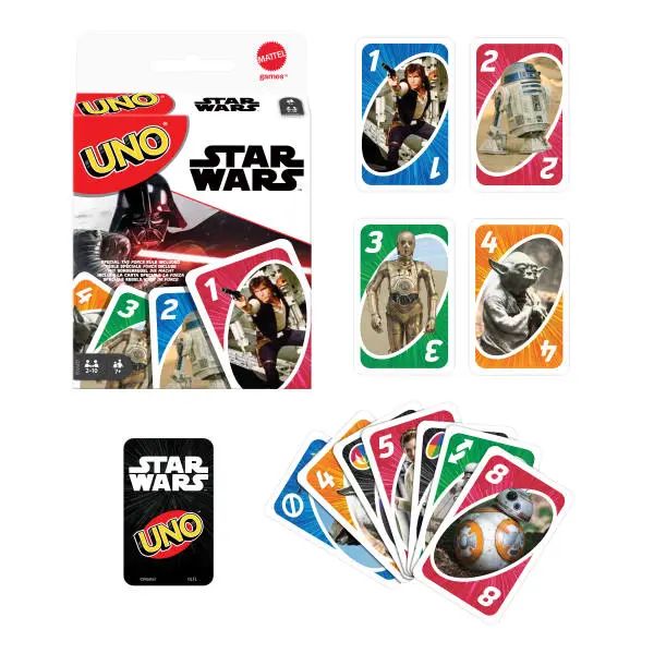 Uno Star Wars Gwiezdne Wojny Gra Karciana Gpp00 P8. Mattel. Nowy Produkt