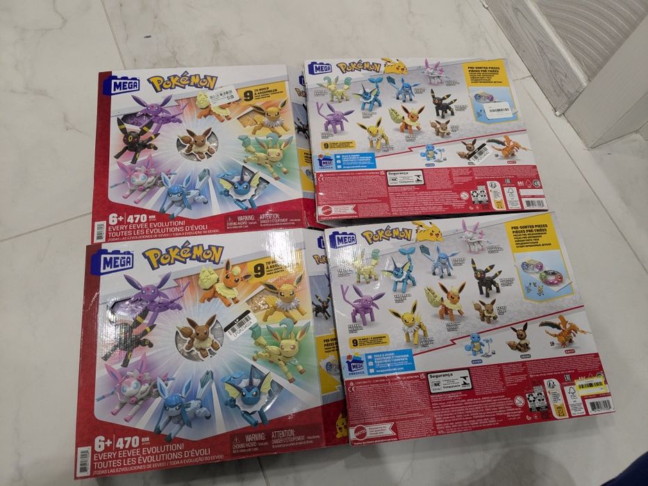 Новый MEGA Pokemon every eevee evolution  покемон конструктор lego иви
