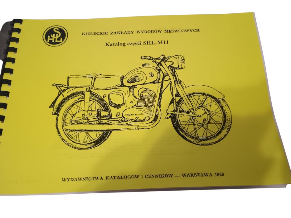 Nowa książka katalog części SHL m11 SHL 175 wyd. 1966