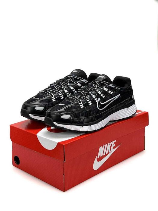 АКЦІЯ! Кросівки Nike P-6000 Black White 41 - 45