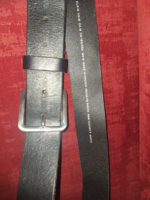 Pasek męski H"M Skóra 105 cm