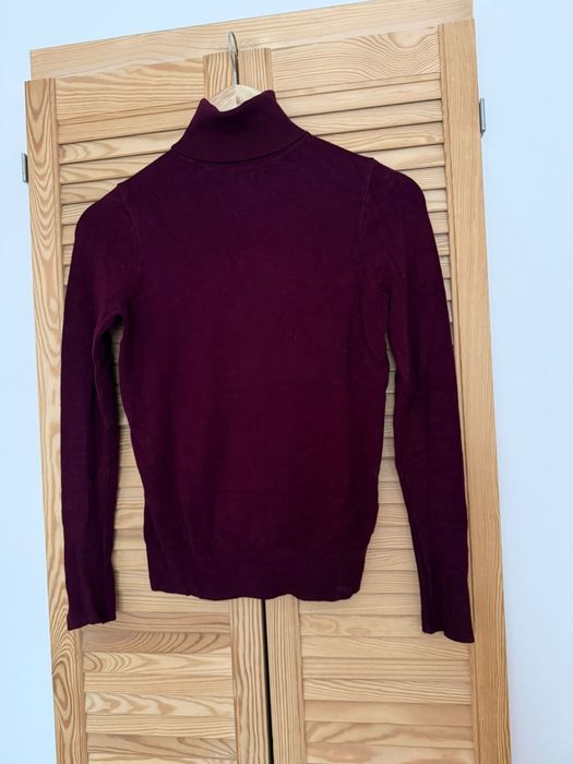 Burgundowy Golf Zara roz. S