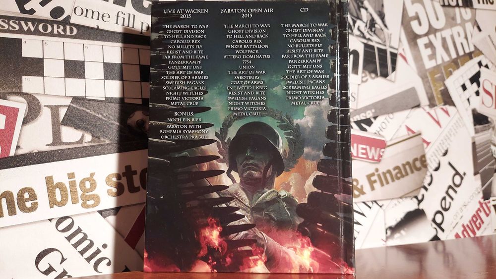 Sabaton - Heroes On Tour Live Koncert na CD + 2x DVD