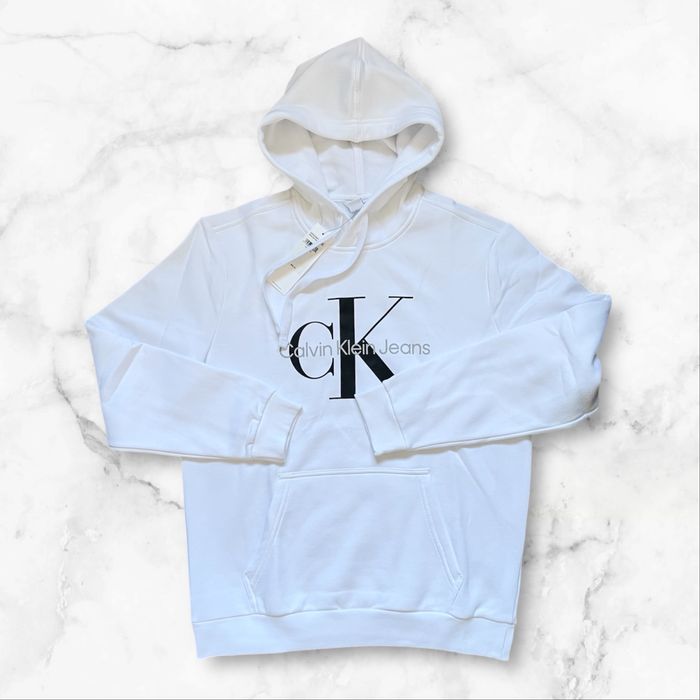 Calvin Klein M XL XXL 46 48 50 52 худі худи кофта біла белая мужская