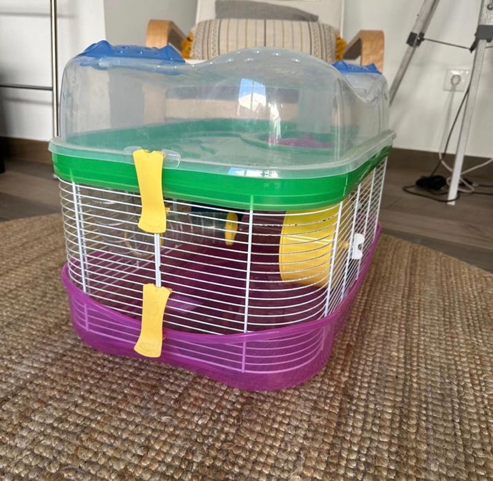 Gaiola hamster com pouco uso