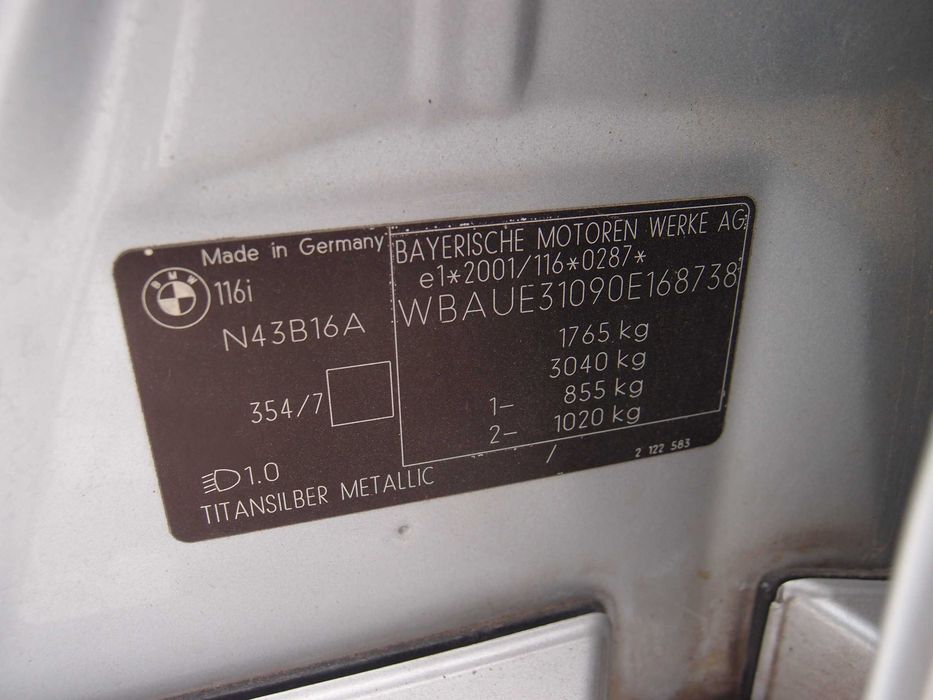 BMW e87 lift / 1.6 122km / 2008r. / na części