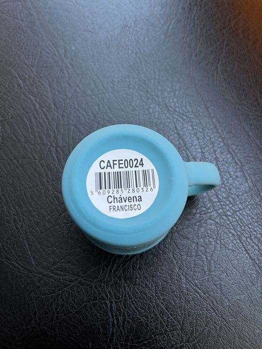 Chávena de café expresso “Francisco” com 2 lados personalizados - nova