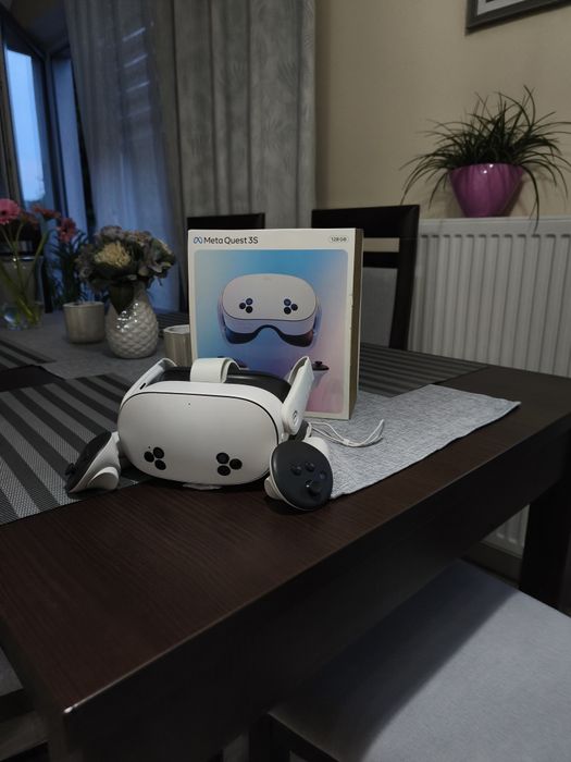 Meta Quest 3S 128GB – Stan Idealny (Użyte 3 Razy) + kabel 5m