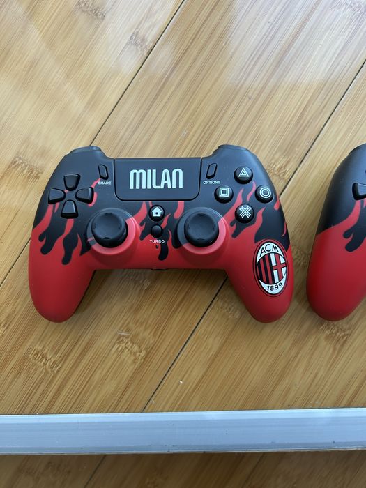 геймпада Qubick AC Milan Flames Wireless Controller Ps4-ps5