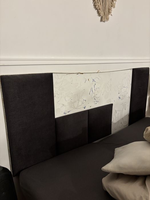 Zagłówek tapicerowany w częściach Castorama