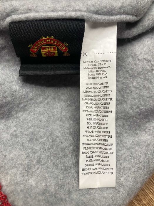 Зимняя шапка New Era Manchester United на флисе