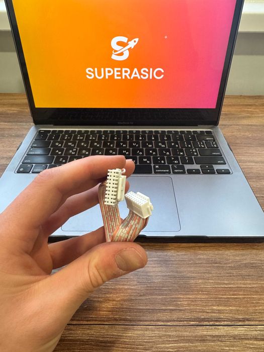 Оригінал! Шлейф сигнальний 18 pin для Asic Antminer S9, L3+, S19, S21