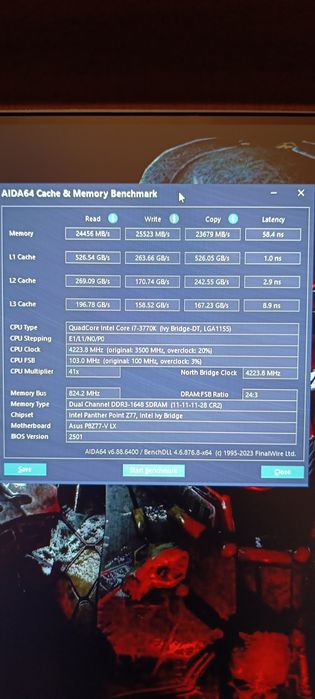 Оперативка Fury HyperX DDR3-1600МГц.