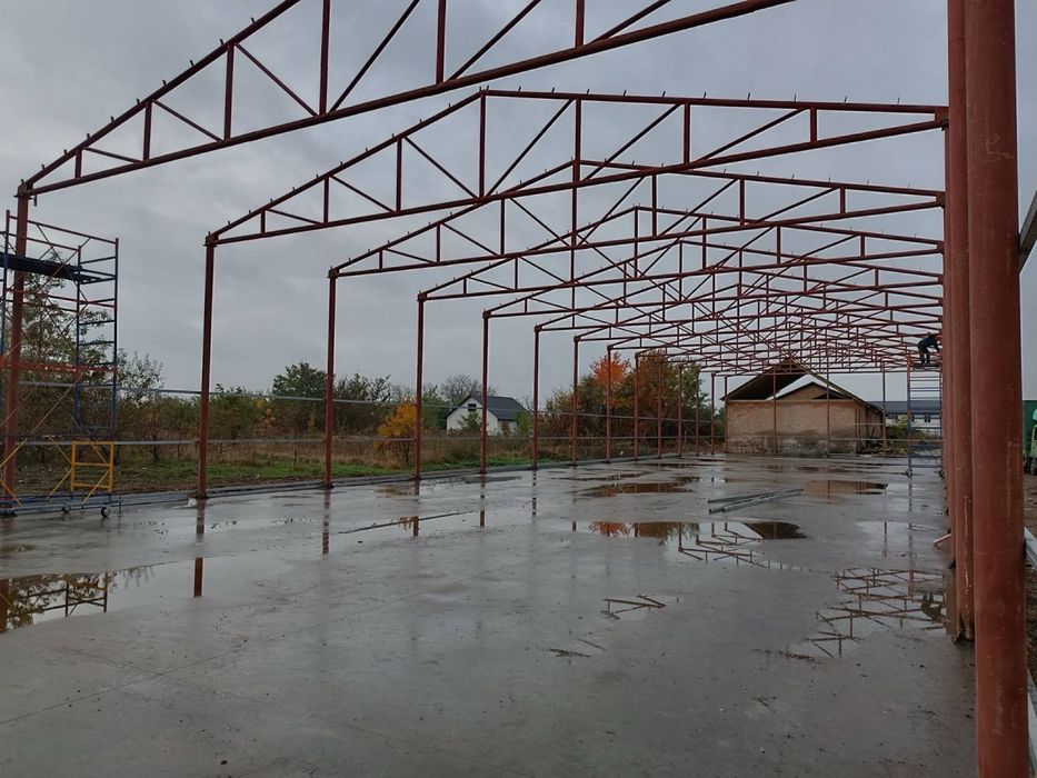 Ангар 15м ширина 40м довжина