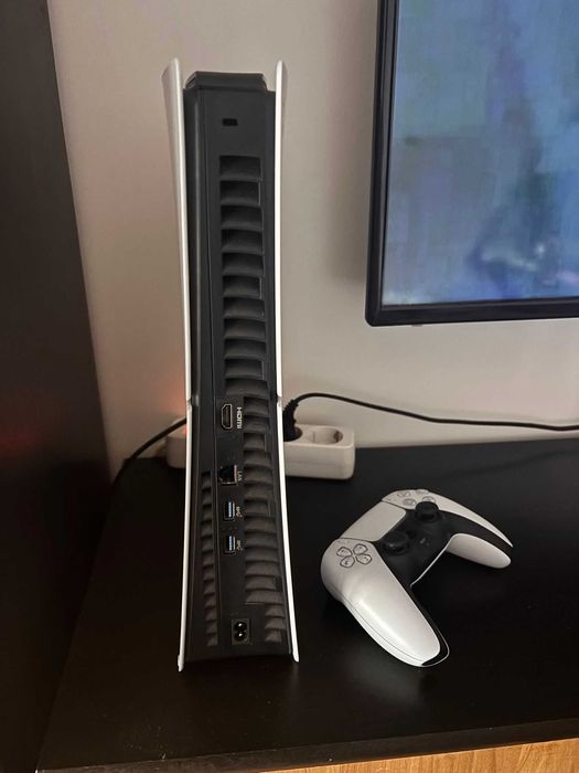 PlayStation 5 com Comando Original Branco – Pouco Uso