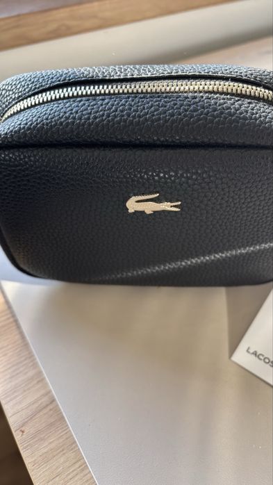 Torebka lacoste materiałowy pasek logo