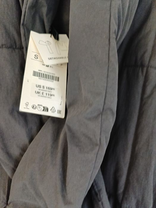 Płaszcz zimowy puchowy Zara