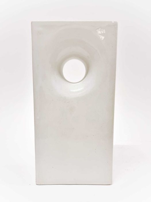 Vaso de cerâmica Gabbianelli Space Age Franco Bettonica Italia anos 70