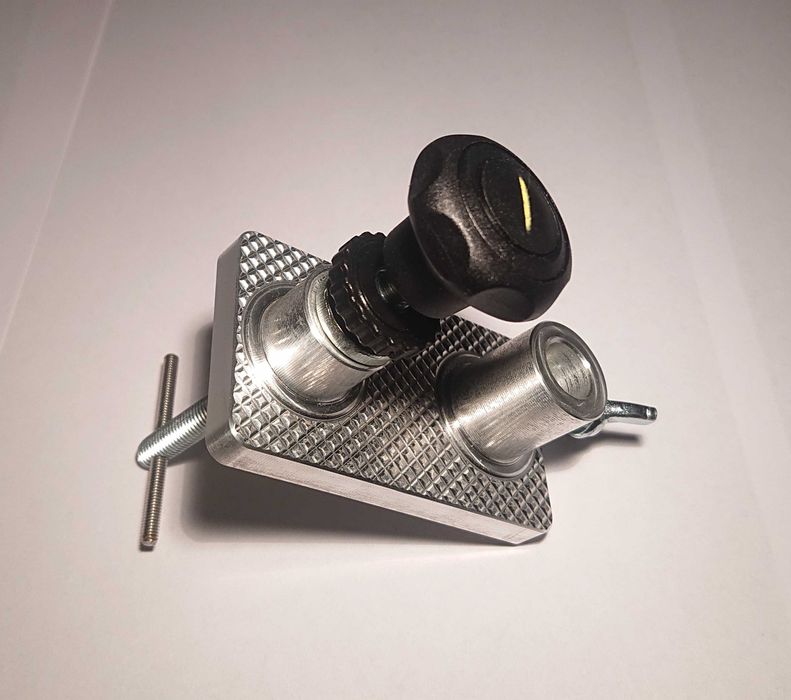 Aluminiowy uchwyt do pomostu, wędki, wędkarski, podpórka w pomost