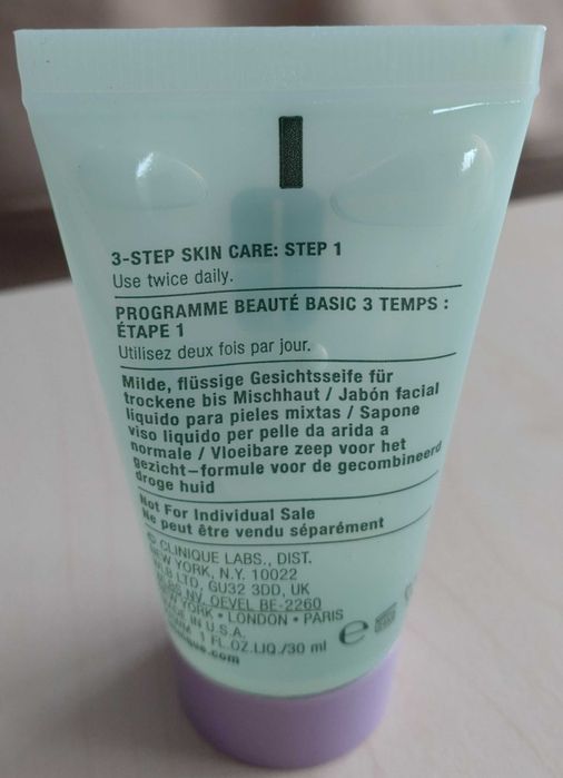 CLINIQUE * Liquid Facial Soap Mild * Mydło do twarzy 30 ml * z USA