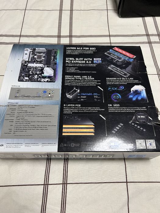 Материнська плата ASRock B560 Steel Legend