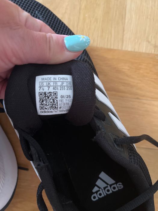 adidas Sneakersy Runfalcon 5 J  Czarne 40,5