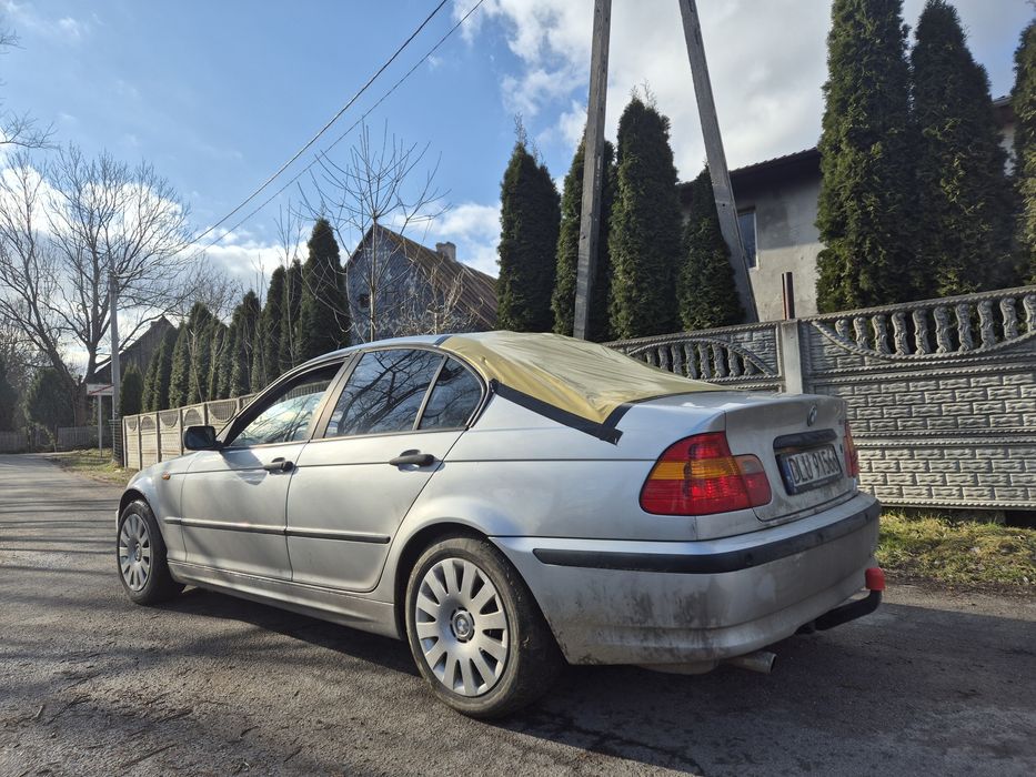 BMW E46 Polift 318i Sedan, katalizator, opłaty, elektryka, po stłuczce