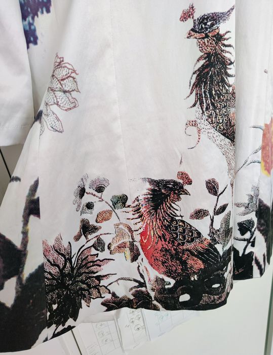 Cascão, Gabardina branca, Desigual, 34