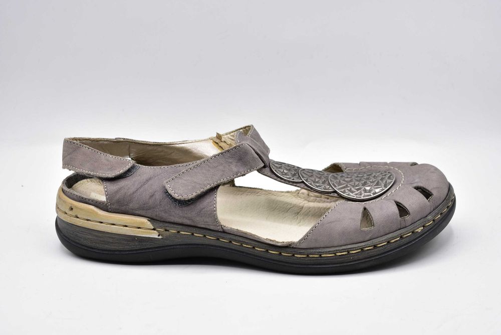 skórzane , wygodne sandały Rieker ( 39 )