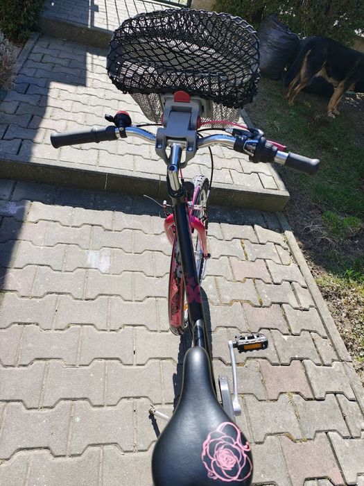 Rower Decathlon Btwin poply 500 dla dziecka  dziewczynki