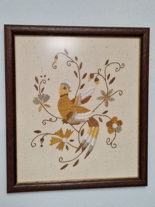 Quadro bordado de Castelo Branco