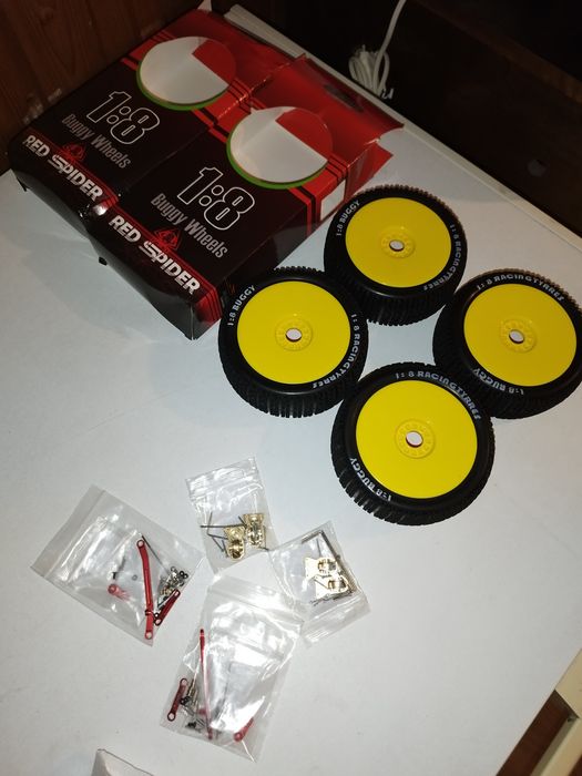 Części do modeli Axial SCX 24 + amortyzatory olejowe Nowe 1/8