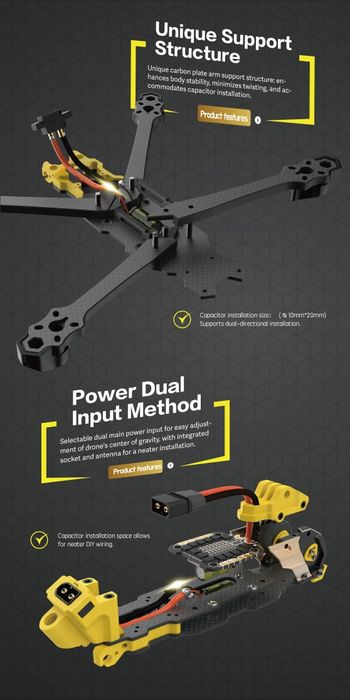 Рама 5" Fpv дюймов. Mario 5 Speedybee,Марк4. Марк5