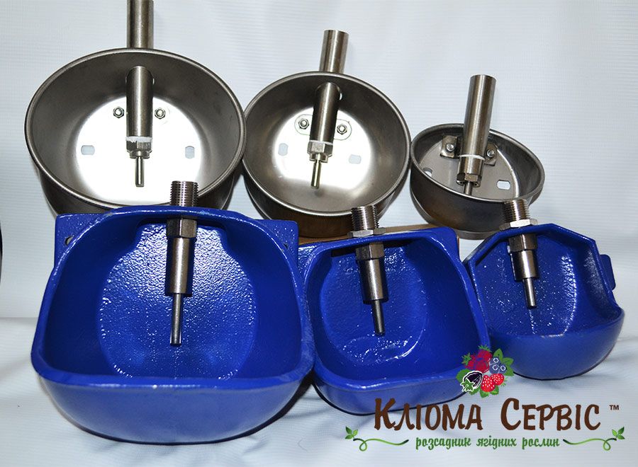 Поилки для Свиней чашечные (чугунные, нержавейка), ниппельные (сосковы