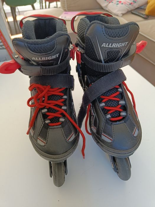 Rolki Allright Proskate Czerwone 33-36